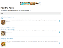 Tablet Screenshot of healthykadai.com